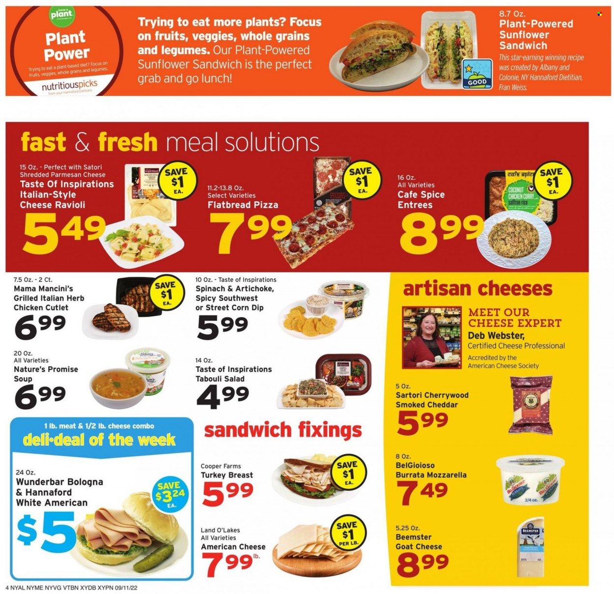 Hannaford (NY) Weekly Ad Flyer Specials September 11 to September 17, 2022