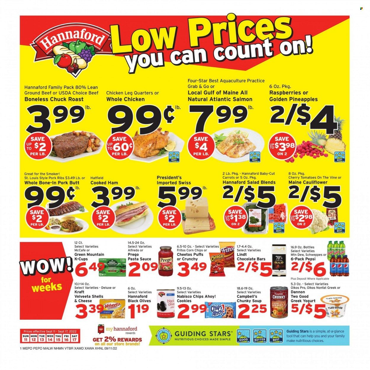 Hannaford (NH) Weekly Ad Flyer Specials September 11 to September 17, 2022