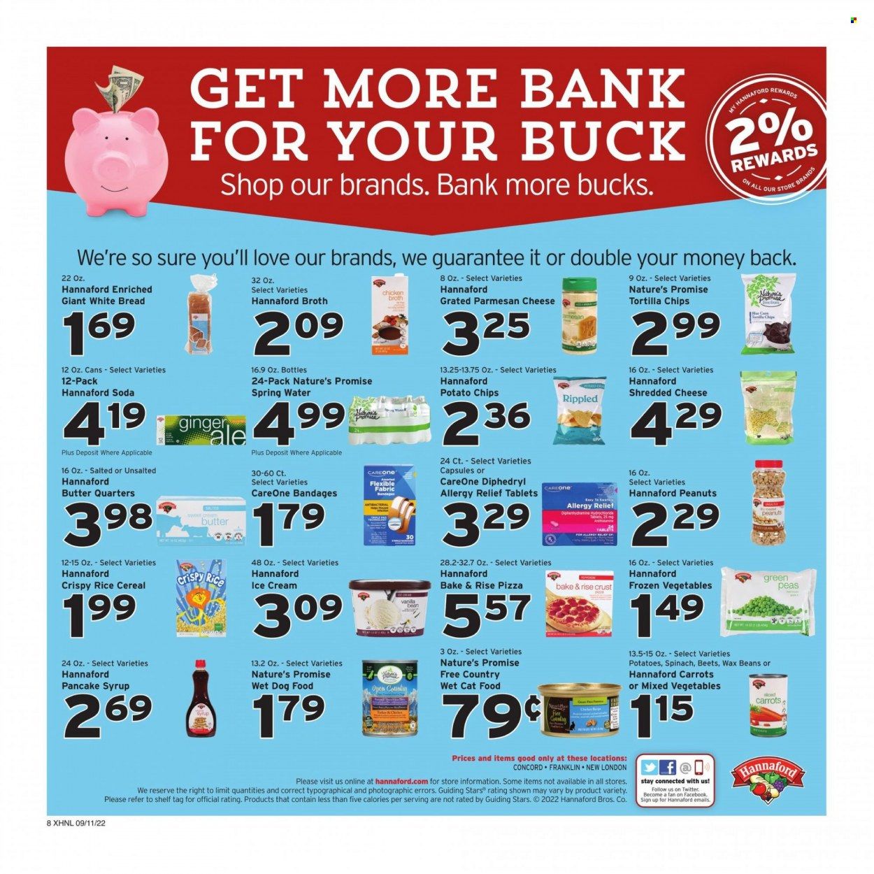 Hannaford (NH) Weekly Ad Flyer Specials September 11 to September 17, 2022