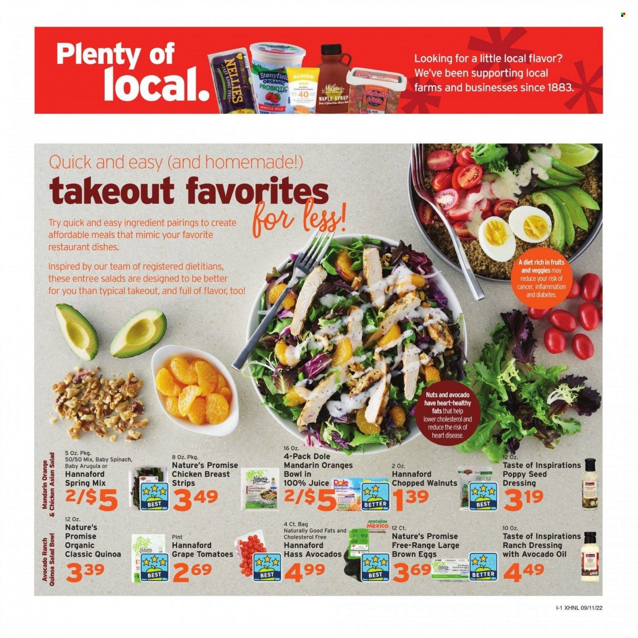 Hannaford (NH) Weekly Ad Flyer Specials September 11 to September 17, 2022