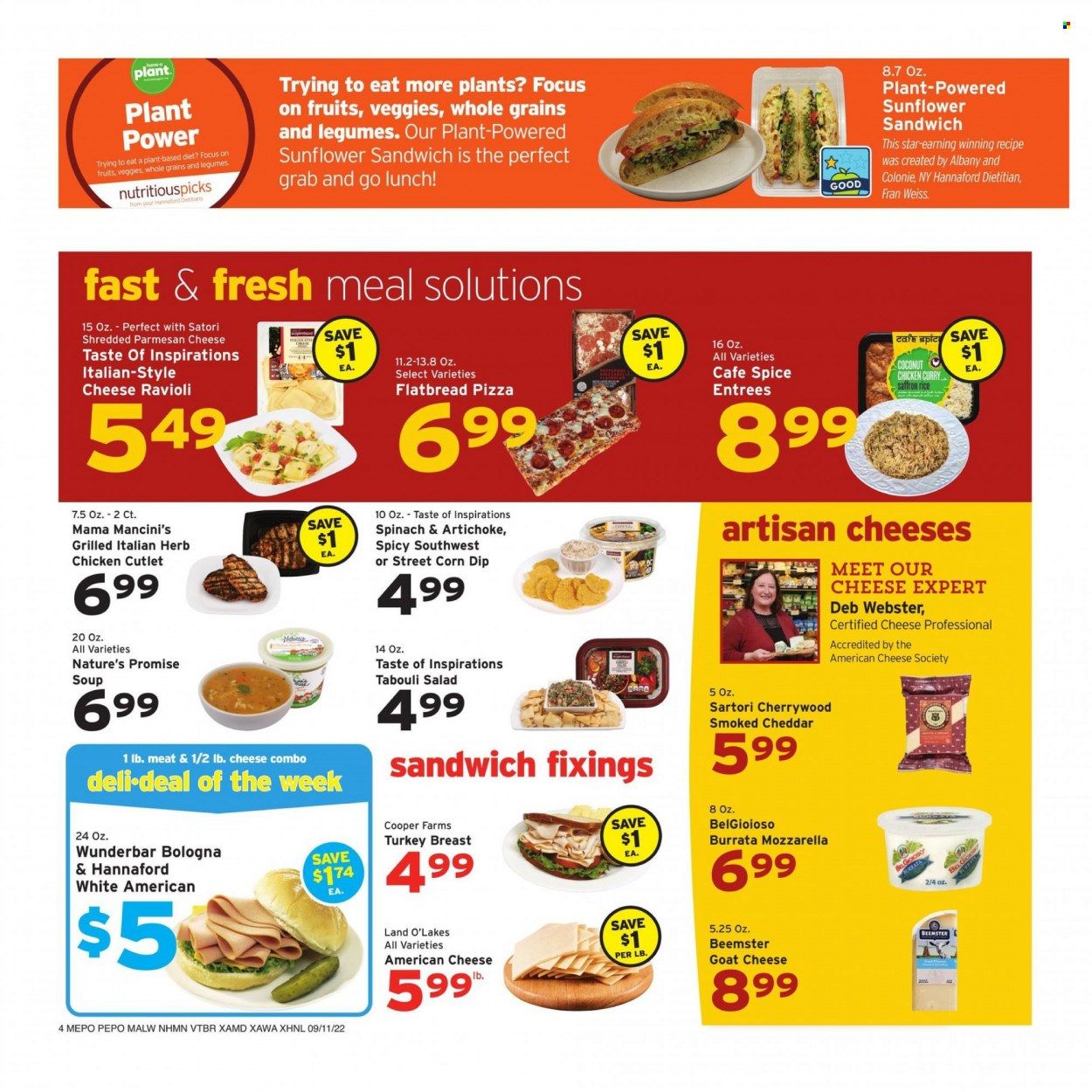 Hannaford (NH) Weekly Ad Flyer Specials September 11 to September 17, 2022