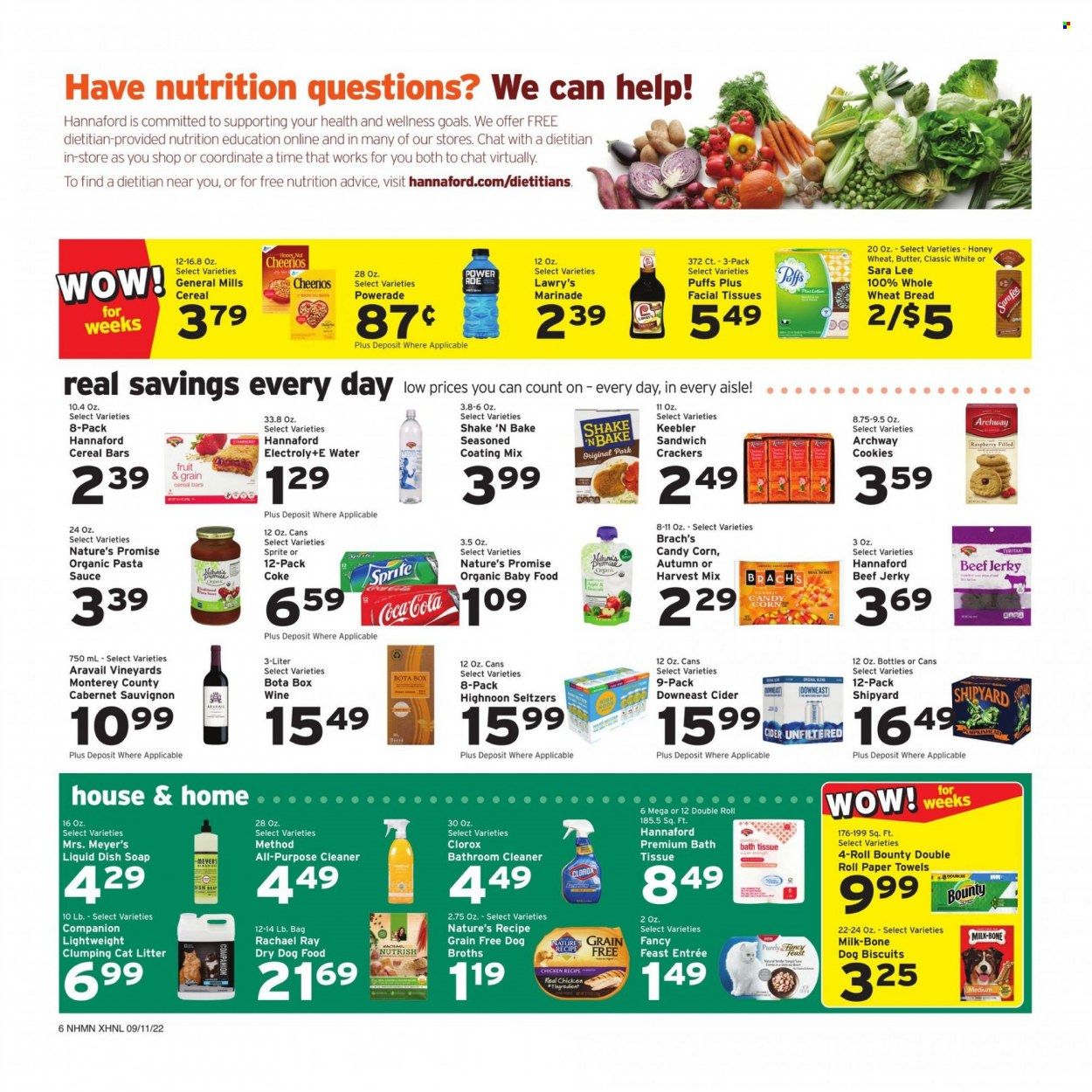 Hannaford (NH) Weekly Ad Flyer Specials September 11 to September 17, 2022