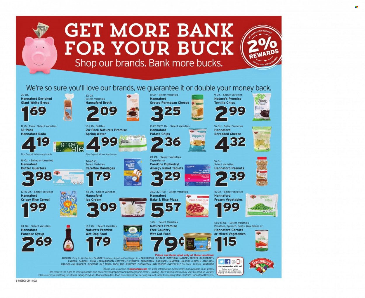 Hannaford (ME) Weekly Ad Flyer Specials September 11 to September 17, 2022