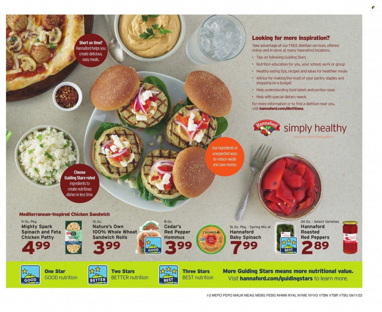 Hannaford (ME) Weekly Ad Flyer Specials September 11 to September 17, 2022