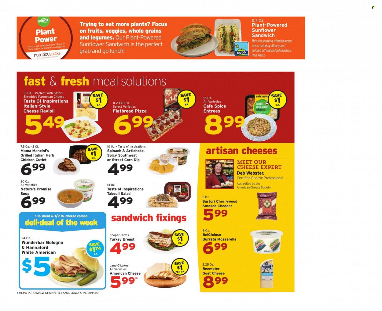 Hannaford (MA) Weekly Ad Flyer Specials September 11 to September 17, 2022