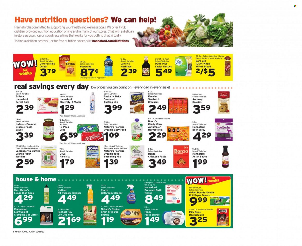Hannaford (MA) Weekly Ad Flyer Specials September 11 to September 17, 2022