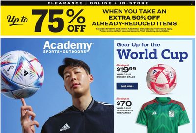 Academy Sports + Outdoors Weekly Ad Flyer Specials September 12 to October 2, 2022