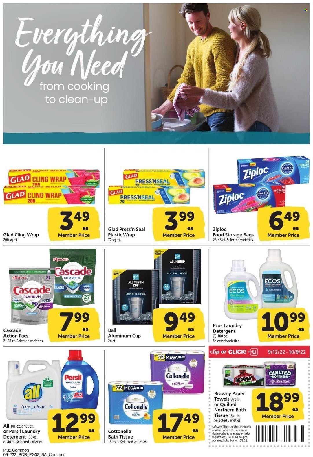Safeway (OR) Weekly Ad Flyer Specials September 12 to October 9, 2022
