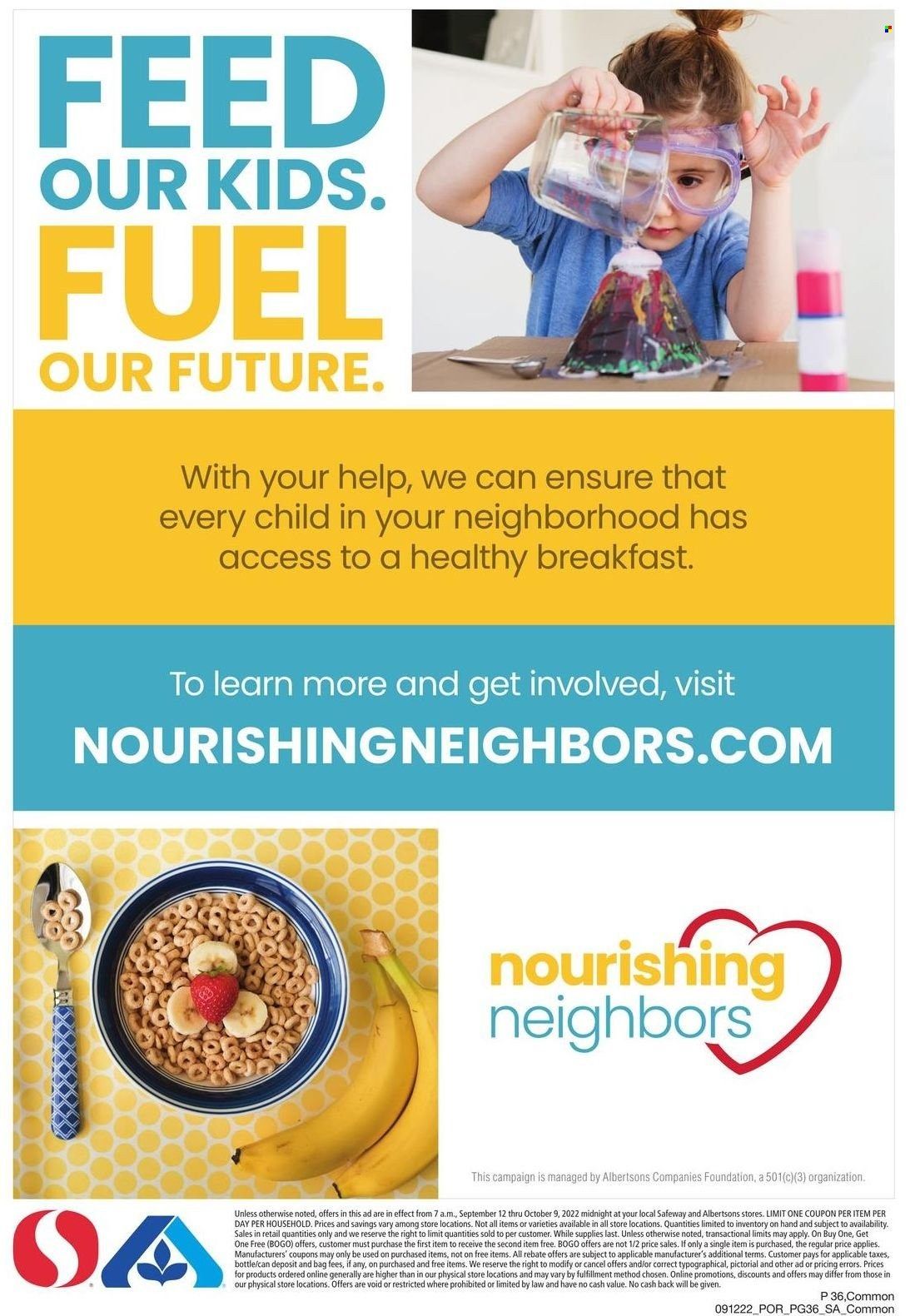 Safeway (OR) Weekly Ad Flyer Specials September 12 to October 9, 2022