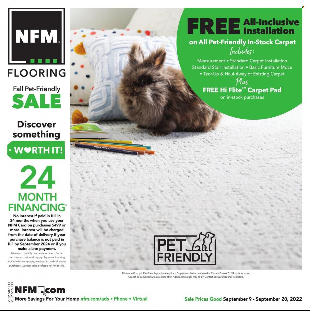 Nebraska Furniture Mart (IA, KS, NE, TX) Weekly Ad Flyer Specials September 9 to September 20, 2022