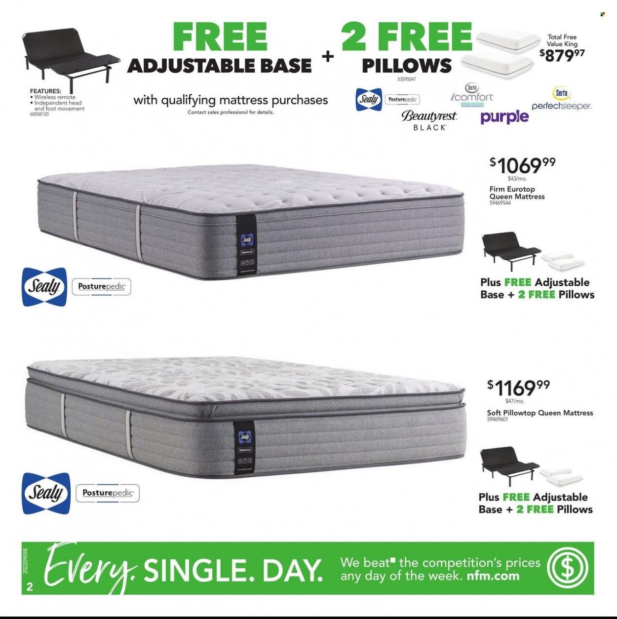 Nebraska Furniture Mart (IA, KS, NE, TX) Weekly Ad Flyer Specials September 9 to September 13, 2022