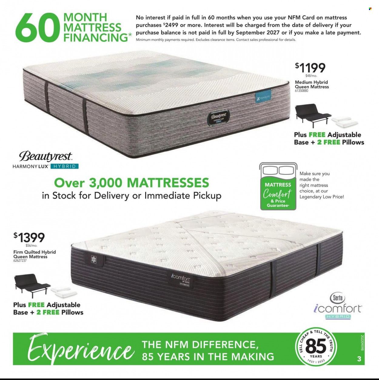 Nebraska Furniture Mart (IA, KS, NE, TX) Weekly Ad Flyer Specials September 9 to September 13, 2022