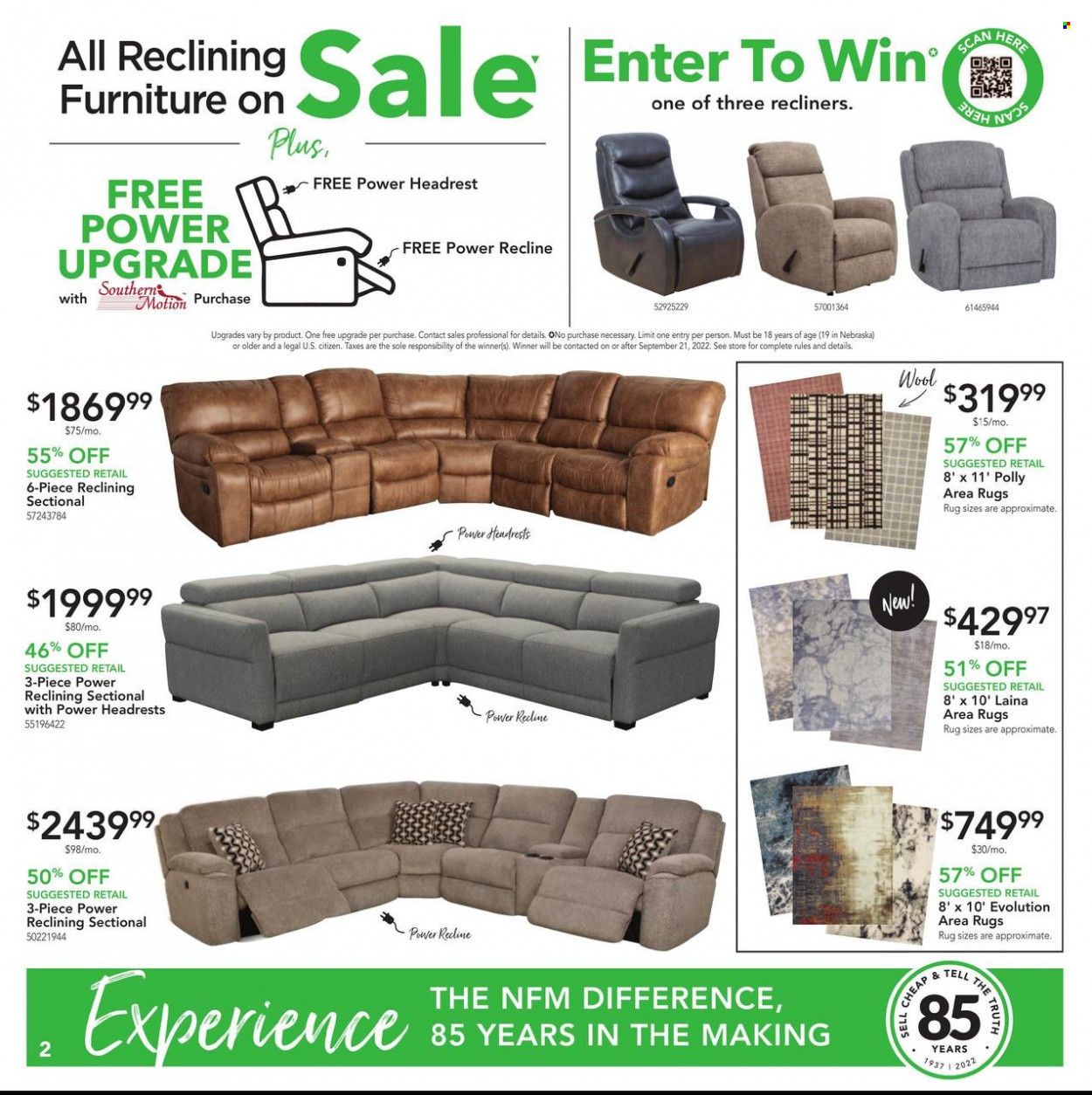 Nebraska Furniture Mart (IA, KS, NE, TX) Weekly Ad Flyer Specials September 7 to September 13, 2022