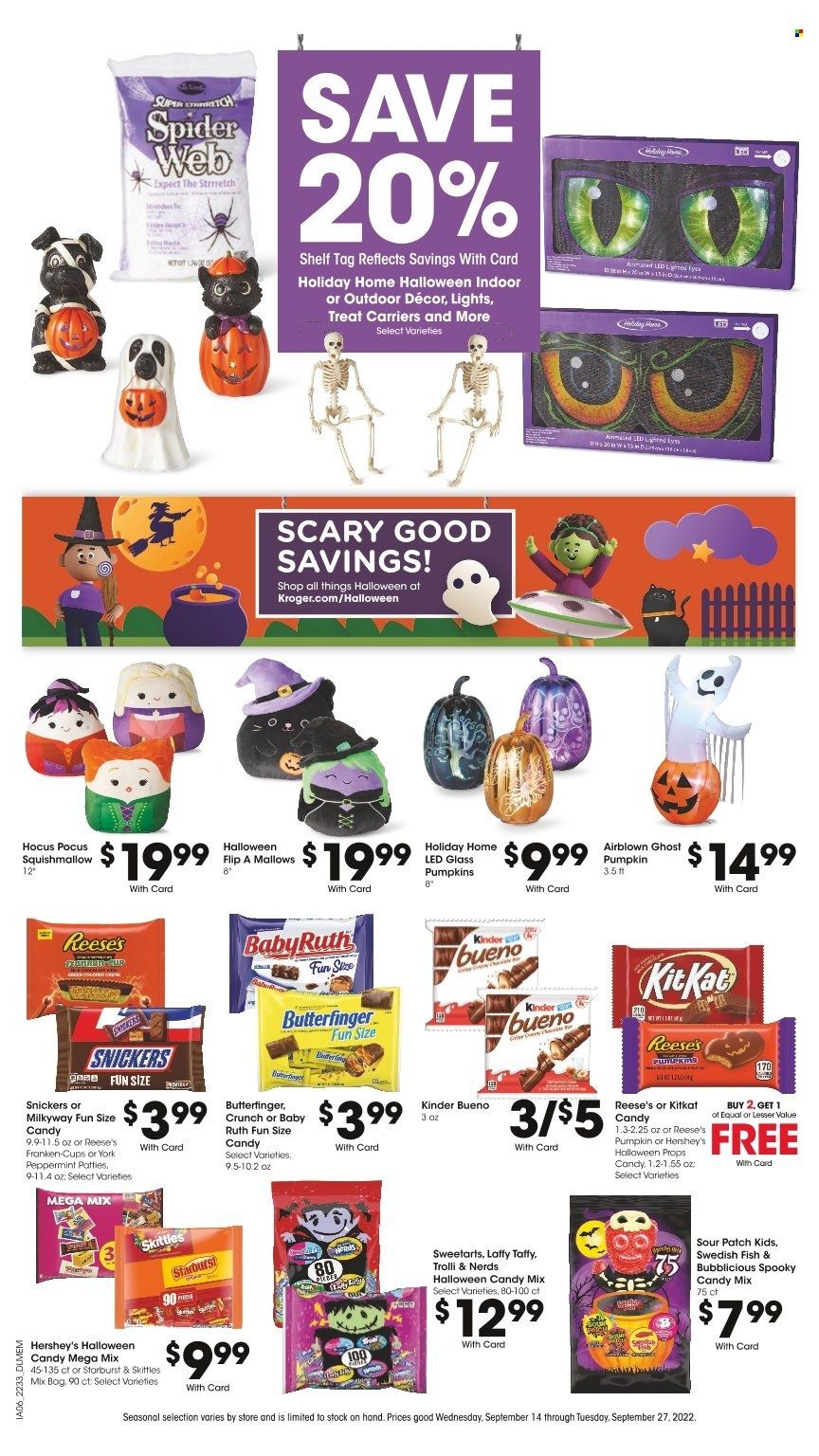 Kroger (GA, IL, LA, MI, OK, SC, TN, TX, VA) Weekly Ad Flyer Specials September 14 to September 20, 2022