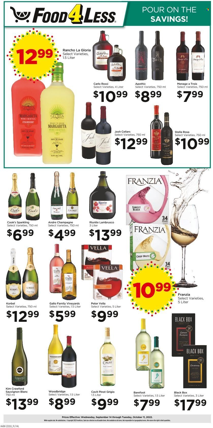 Food 4 Less (CA) Weekly Ad Flyer Specials September 14 to October 11, 2022