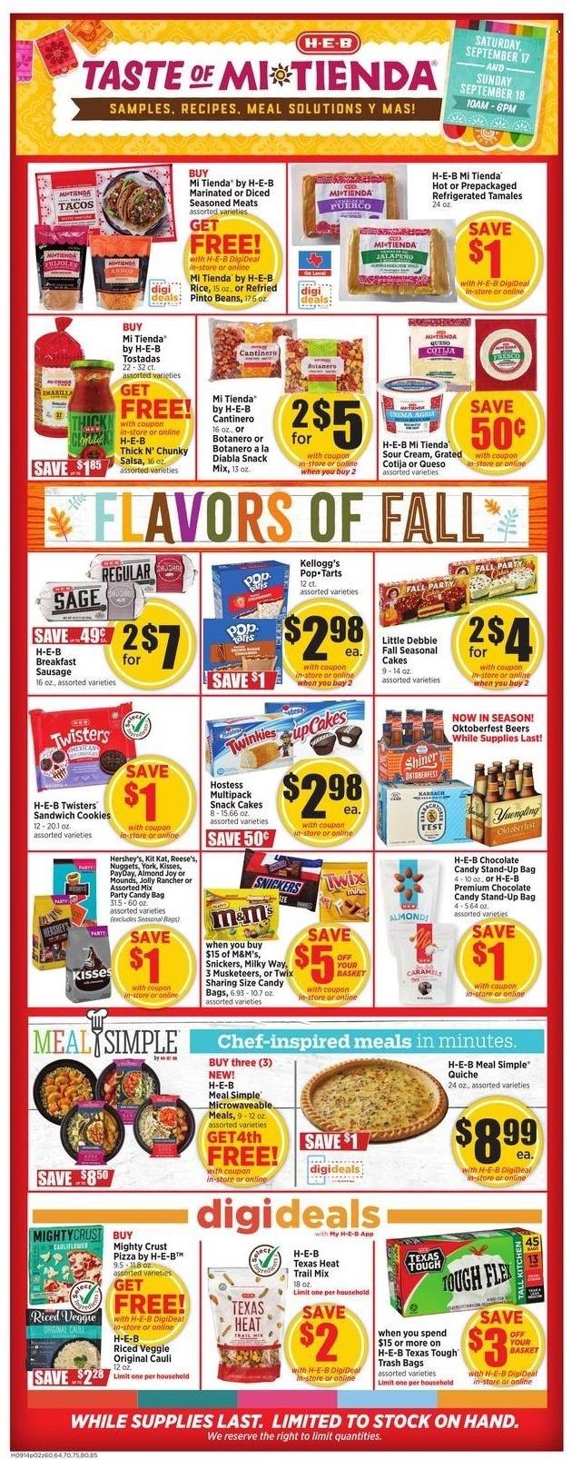 H-E-B (TX) Weekly Ad Flyer Specials September 14 to September 20, 2022