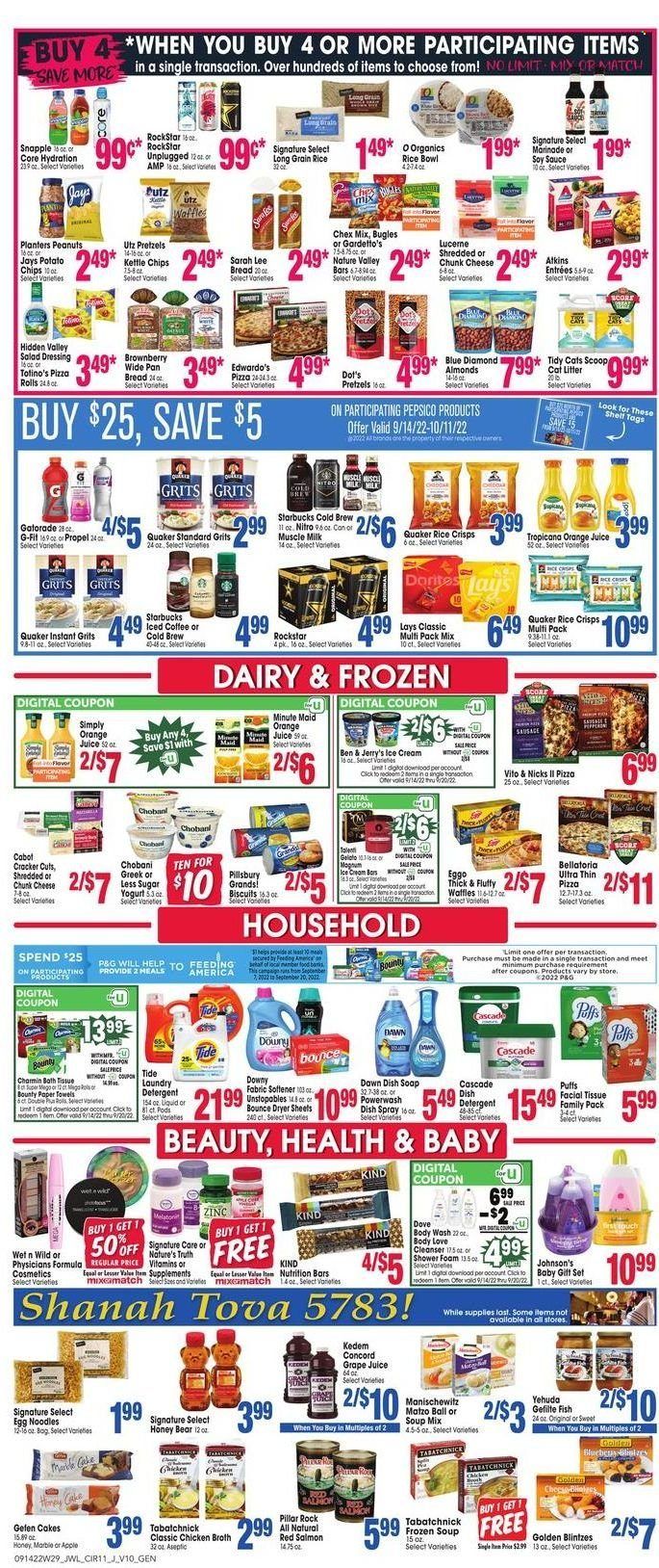 Jewel Osco (IA) Weekly Ad Flyer Specials September 14 to September 20, 2022