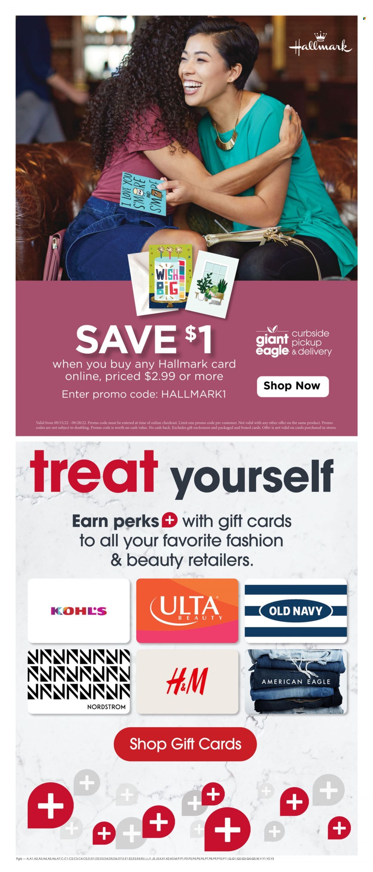 Giant Eagle (OH, PA) Weekly Ad Flyer Specials September 15 to September 21, 2022