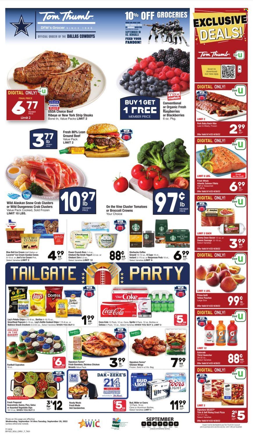 Tom Thumb (TX) Weekly Ad Flyer Specials September 14 to September 20, 2022