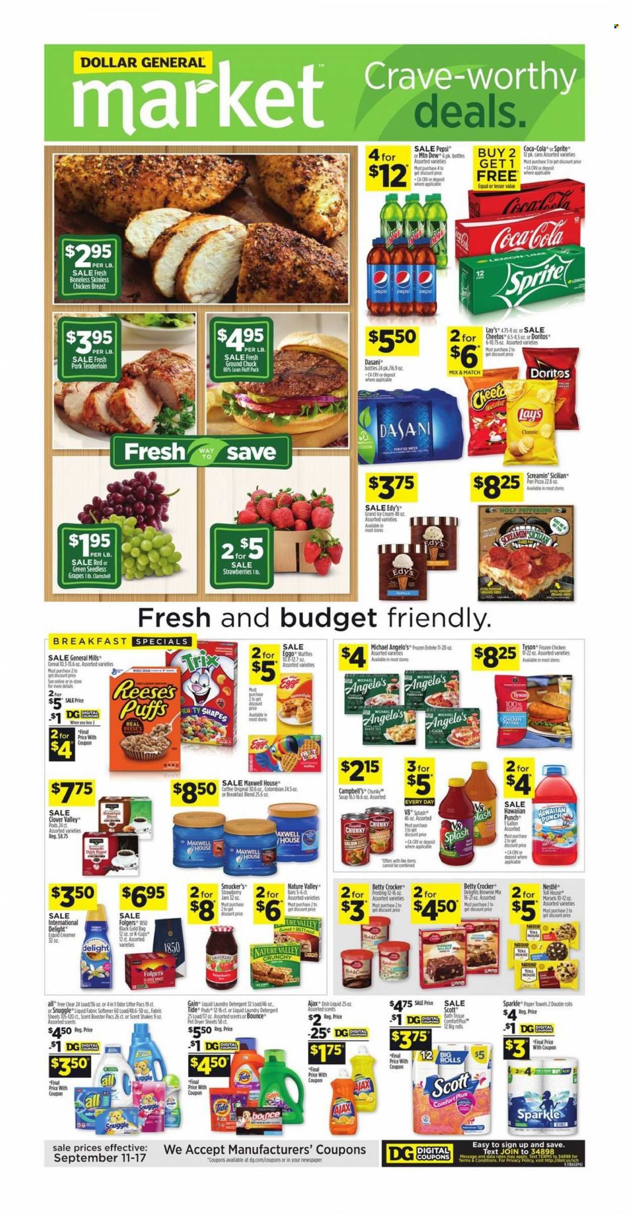Dollar General (IN, OH) Weekly Ad Flyer Specials September 11 to September 17, 2022