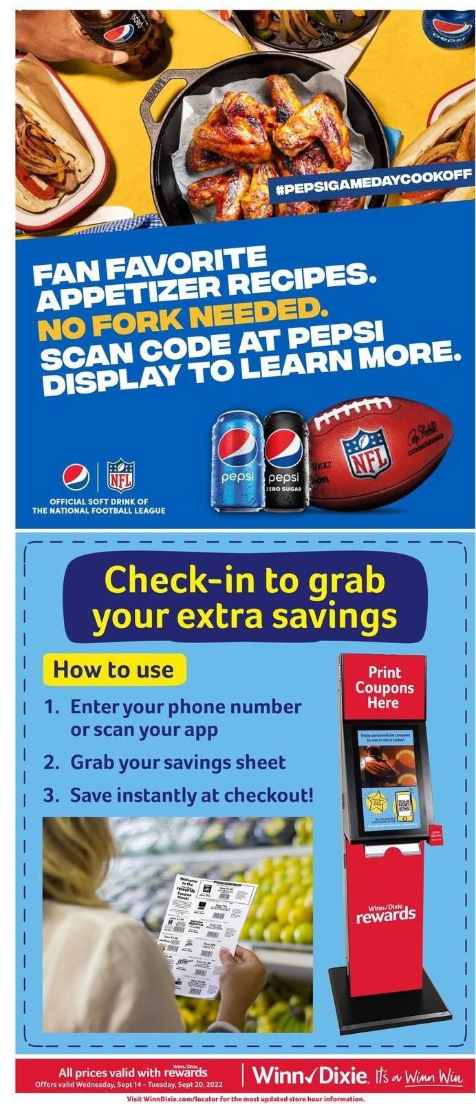 Winn Dixie (AL, FL, GA, LA) Weekly Ad Flyer Specials September 14 to September 20, 2022