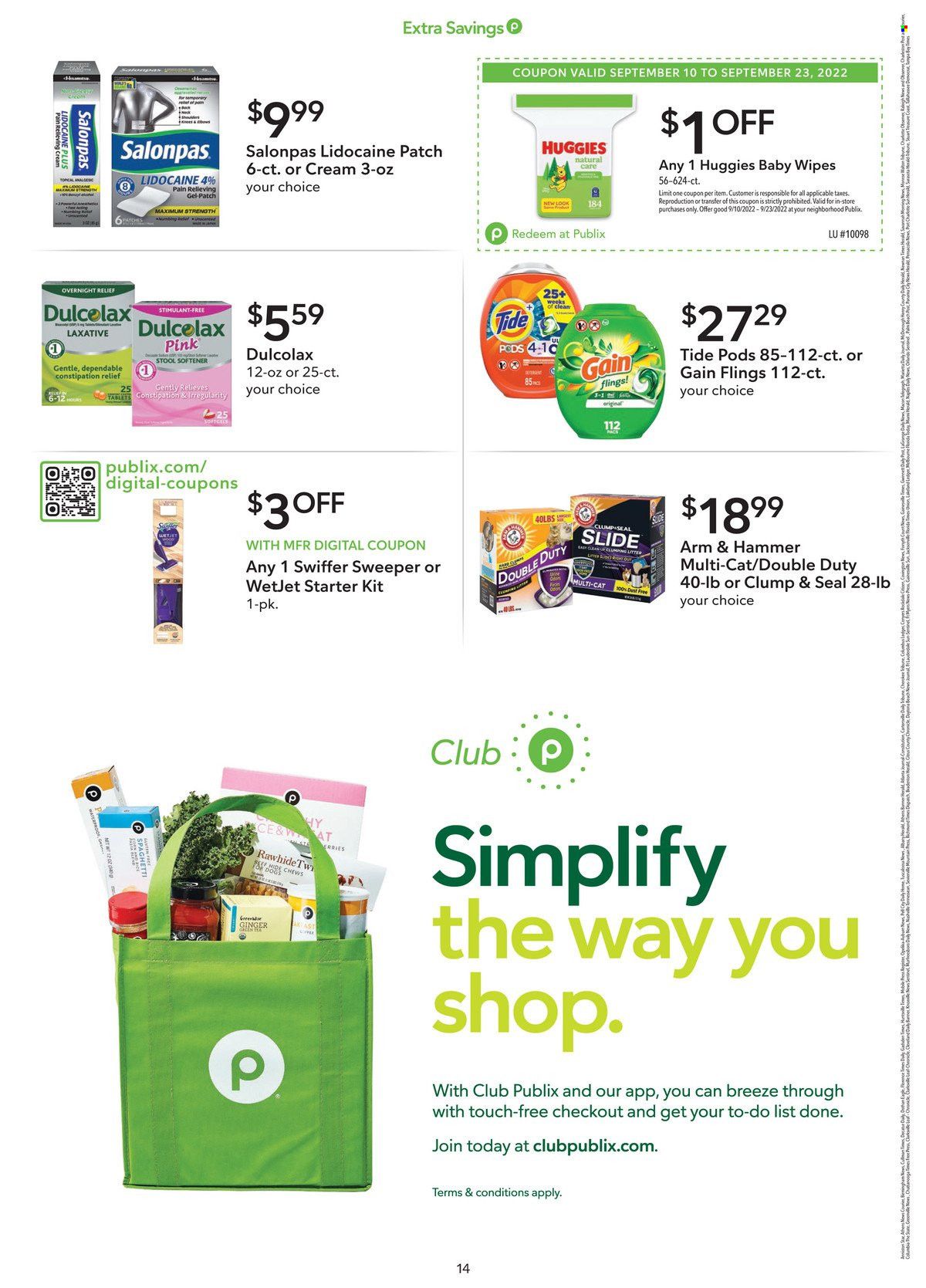 Publix (AL, FL, GA, NC, SC, TN) Weekly Ad Flyer Specials September 10 to September 23, 2022