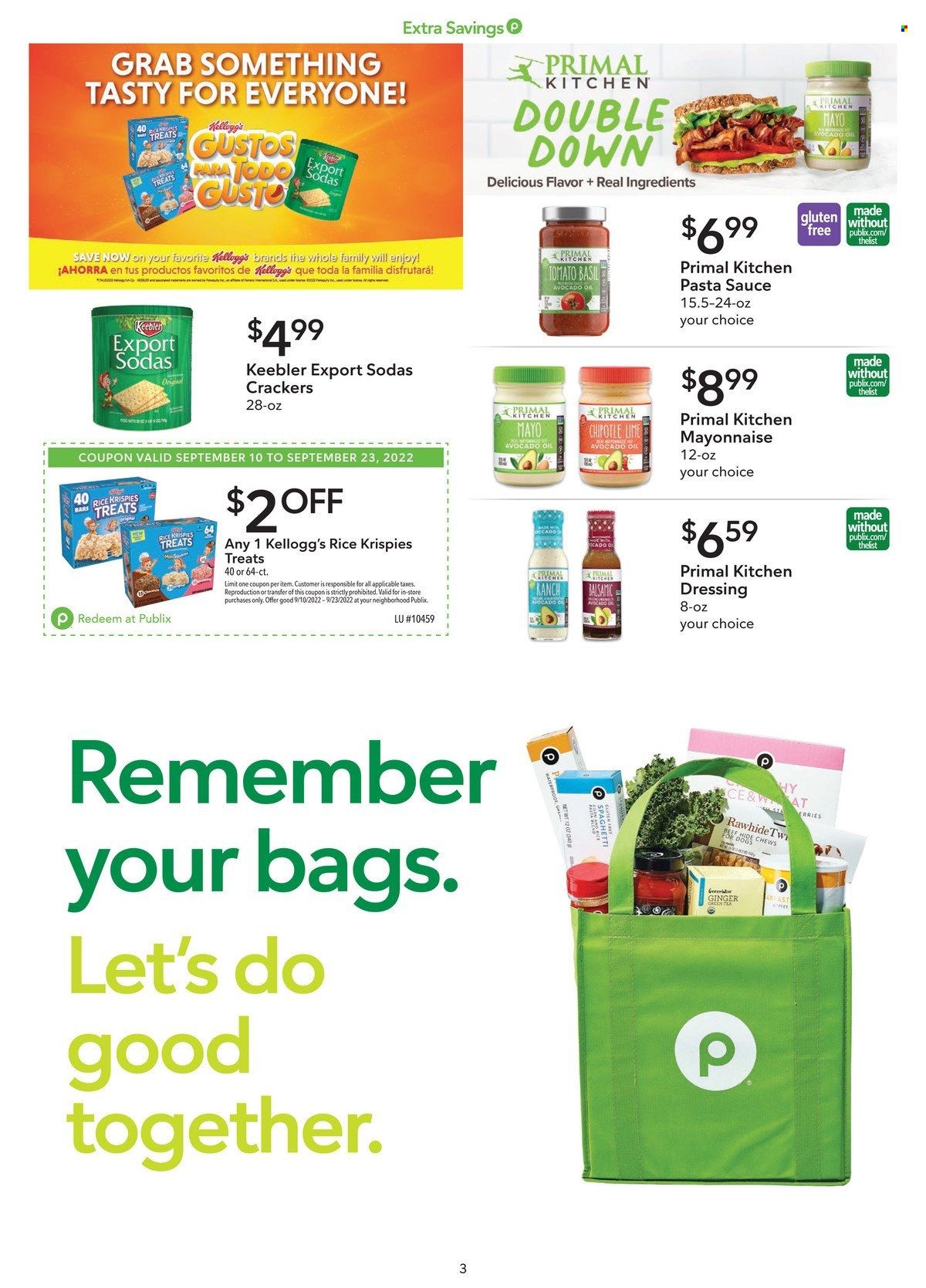 Publix (AL, FL, GA, NC, SC, TN) Weekly Ad Flyer Specials September 10 to September 23, 2022