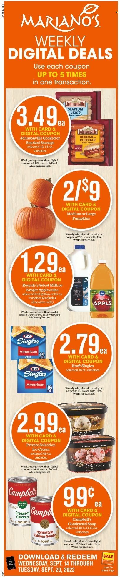 Mariano’s (IL) Weekly Ad Flyer Specials September 14 to September 20, 2022