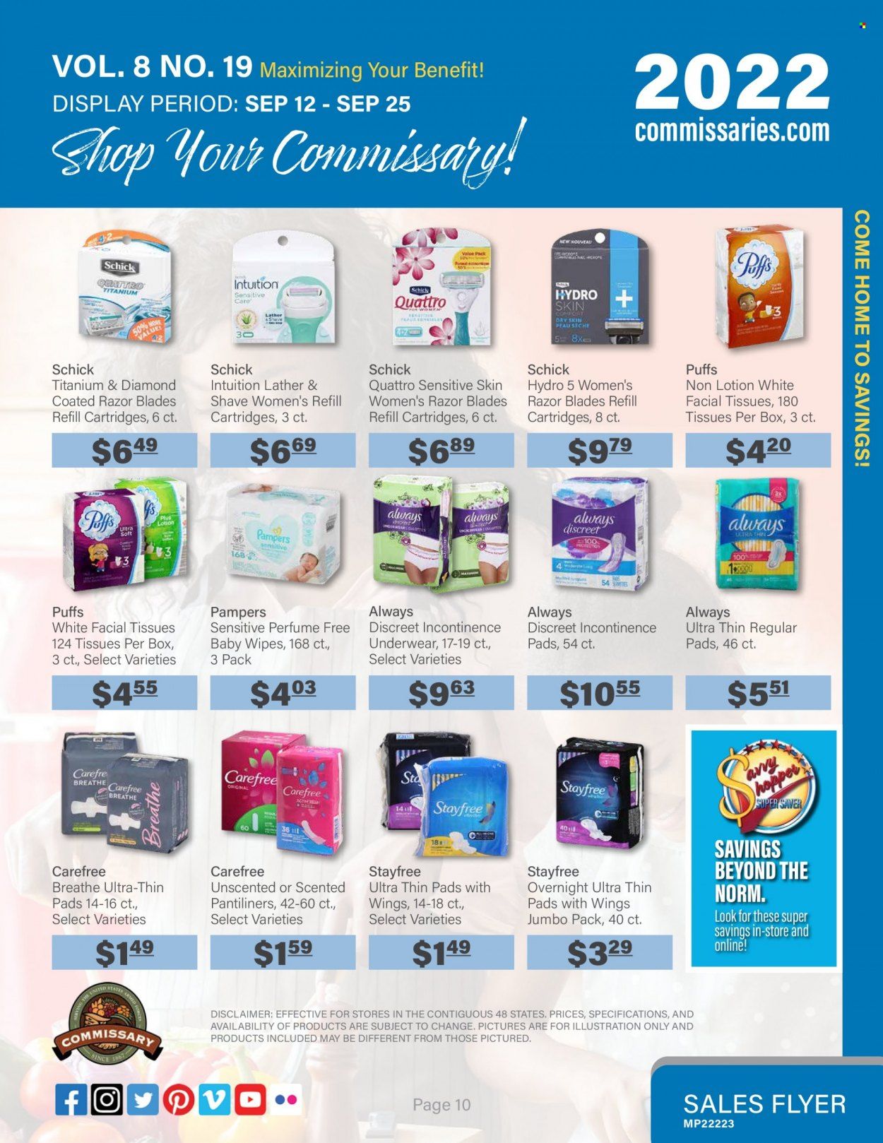 Commissary Weekly Ad Flyer Specials September 12 to September 25, 2022