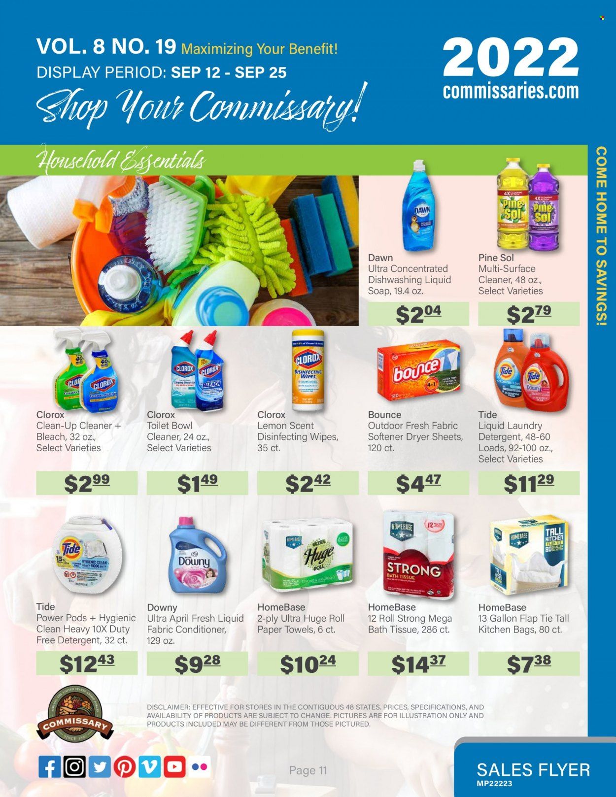 Commissary Weekly Ad Flyer Specials September 12 to September 25, 2022