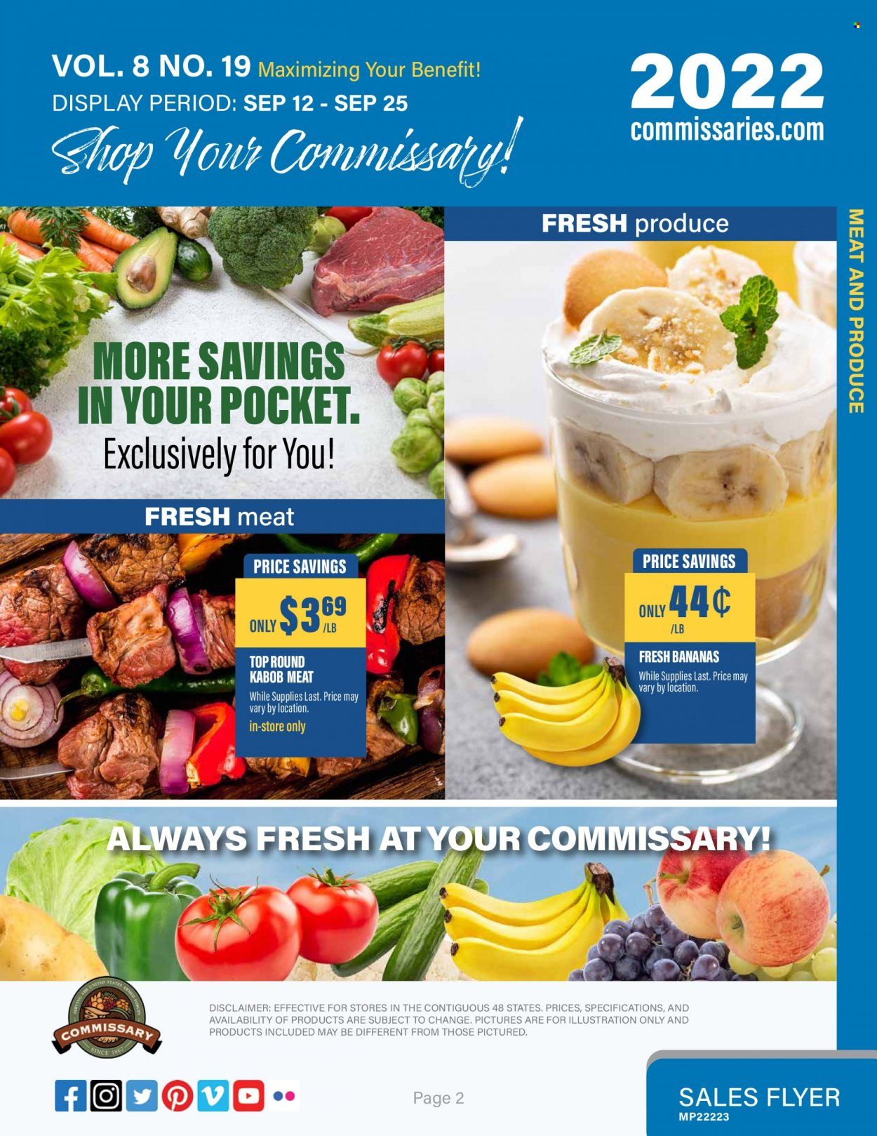 Commissary Weekly Ad Flyer Specials September 12 to September 25, 2022