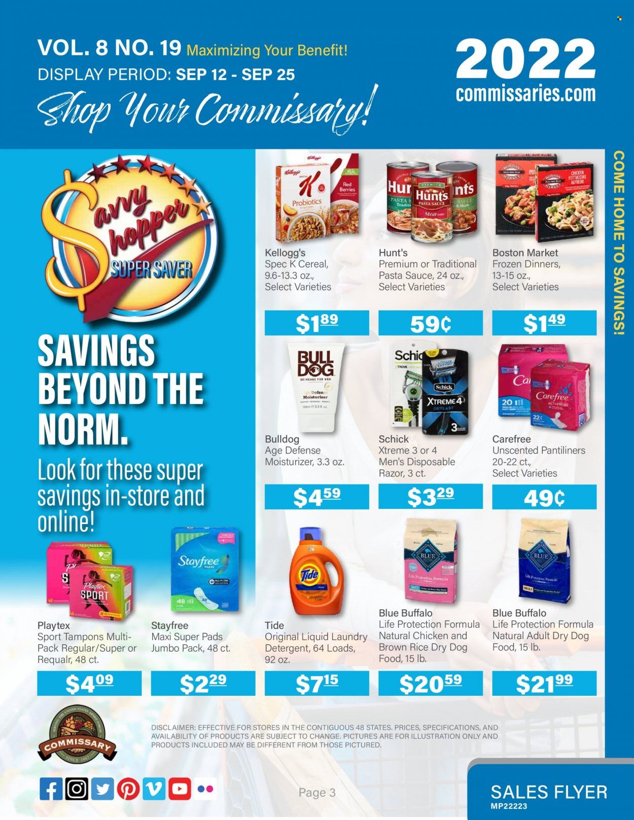 Commissary Weekly Ad Flyer Specials September 12 to September 25, 2022