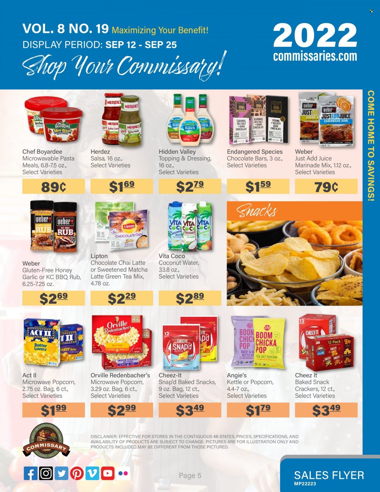 Commissary Weekly Ad Flyer Specials September 12 to September 25, 2022