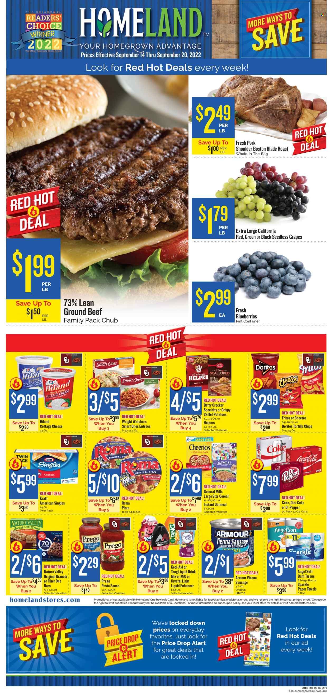 Homeland (OK, TX) Weekly Ad Flyer Specials September 14 to September 20, 2022