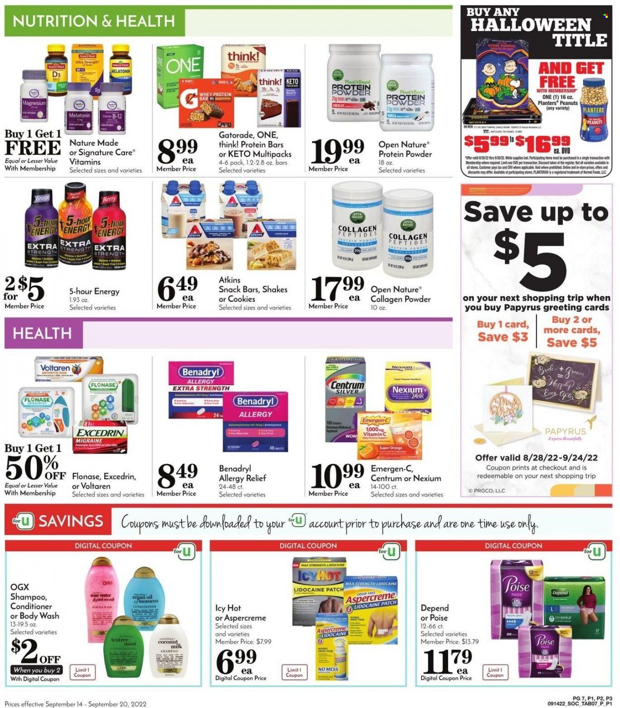 Pavilions (CA) Weekly Ad Flyer Specials September 14 to September 20, 2022