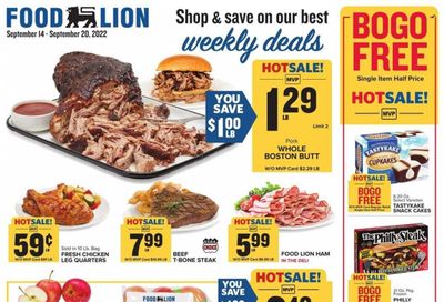 Food Lion (MD) Weekly Ad Flyer Specials September 14 to September 20, 2022