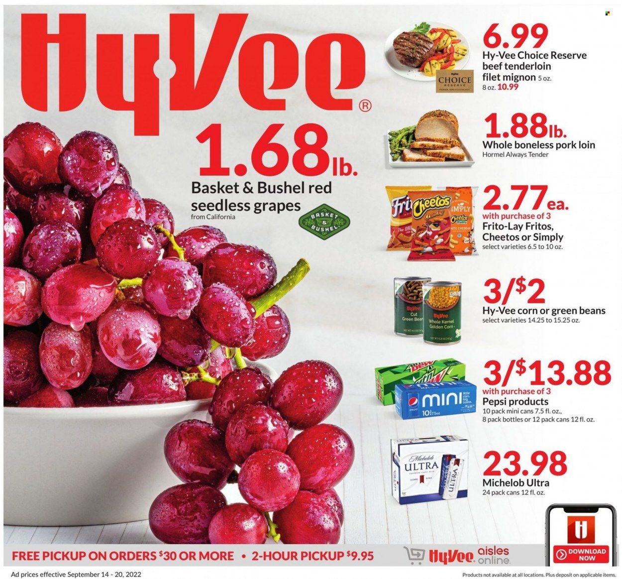 Hy-Vee (IA, IL, KS, MO) Weekly Ad Flyer Specials September 14 to September 20, 2022