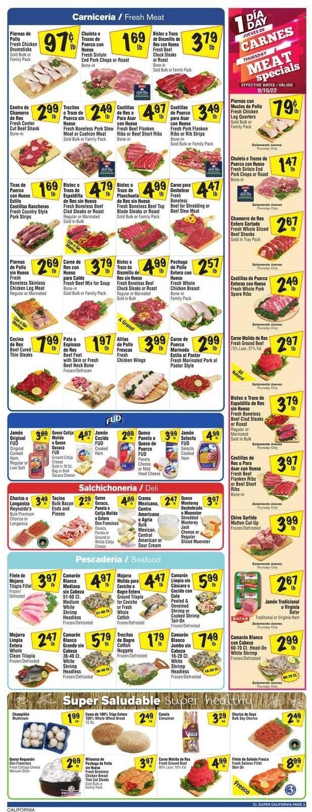 El Super (CA, NM, NV, TX) Weekly Ad Flyer Specials September 14 to September 20, 2022