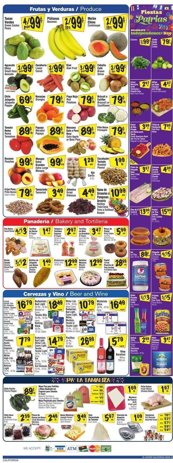 El Super (CA, NM, NV, TX) Weekly Ad Flyer Specials September 14 to September 20, 2022
