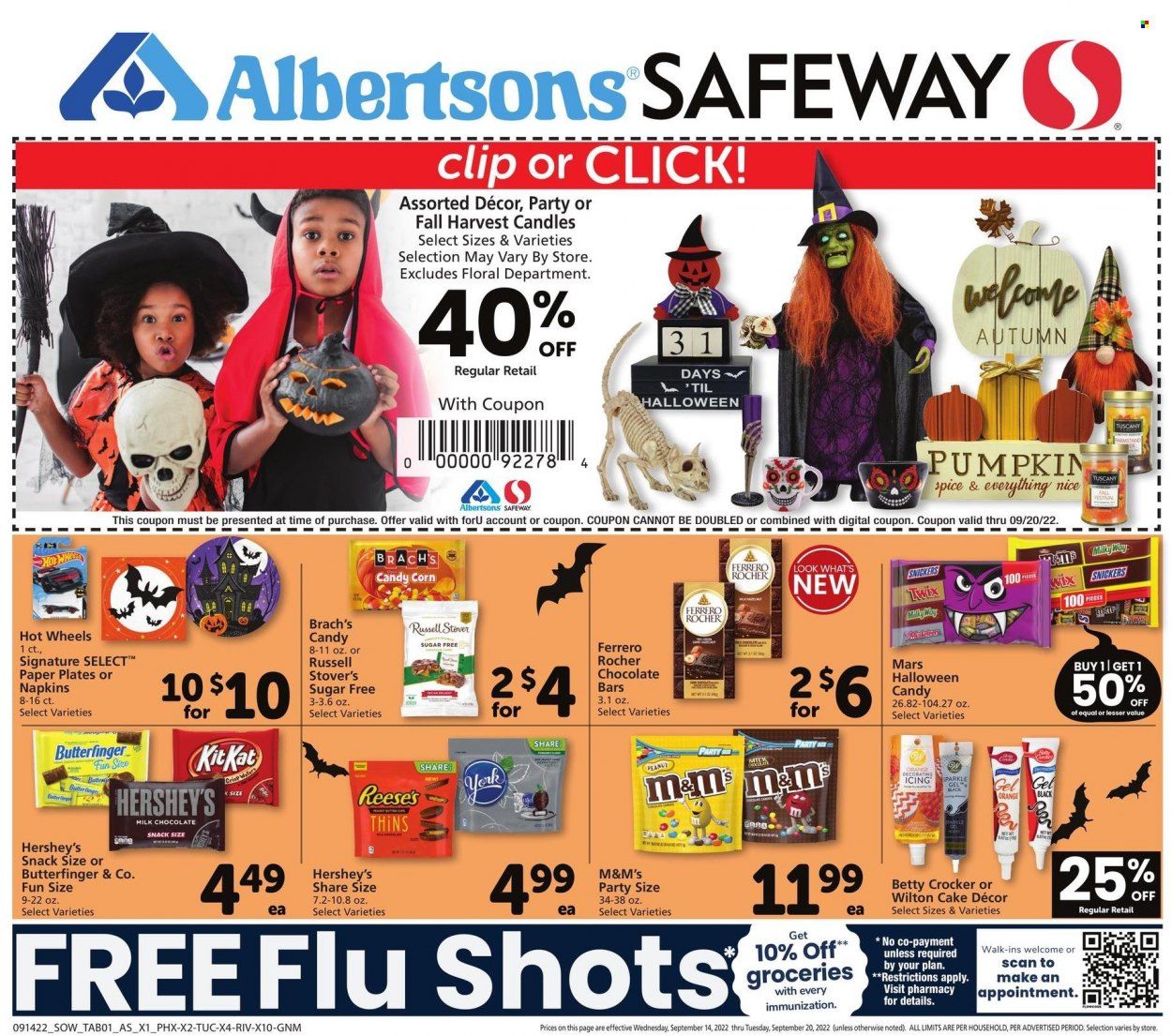 Safeway (AZ, CO, ID, MT, NE, NM) Weekly Ad Flyer Specials September 14 to September 20, 2022