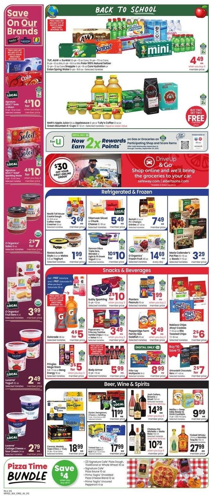 Safeway (WA) Weekly Ad Flyer Specials September 14 to September 20, 2022