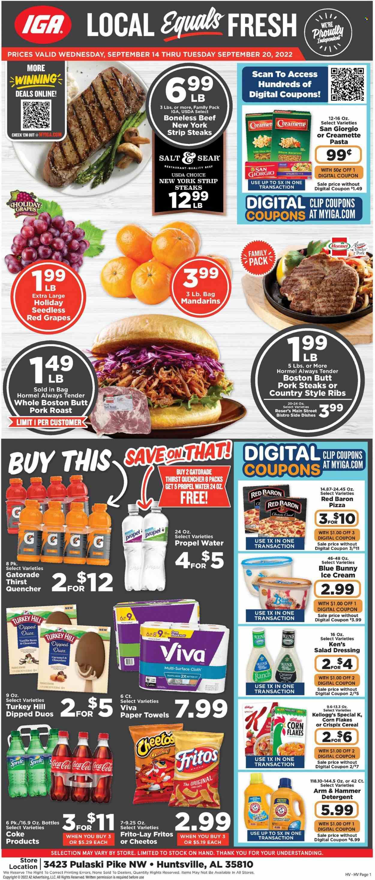 IGA (AL) Weekly Ad Flyer Specials September 14 to September 20, 2022