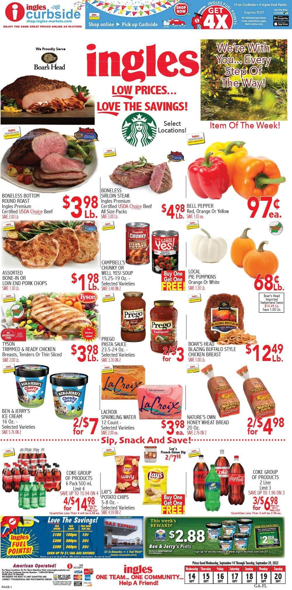 Ingles (GA, NC, SC, TN) Weekly Ad Flyer Specials September 14 to September 20, 2022