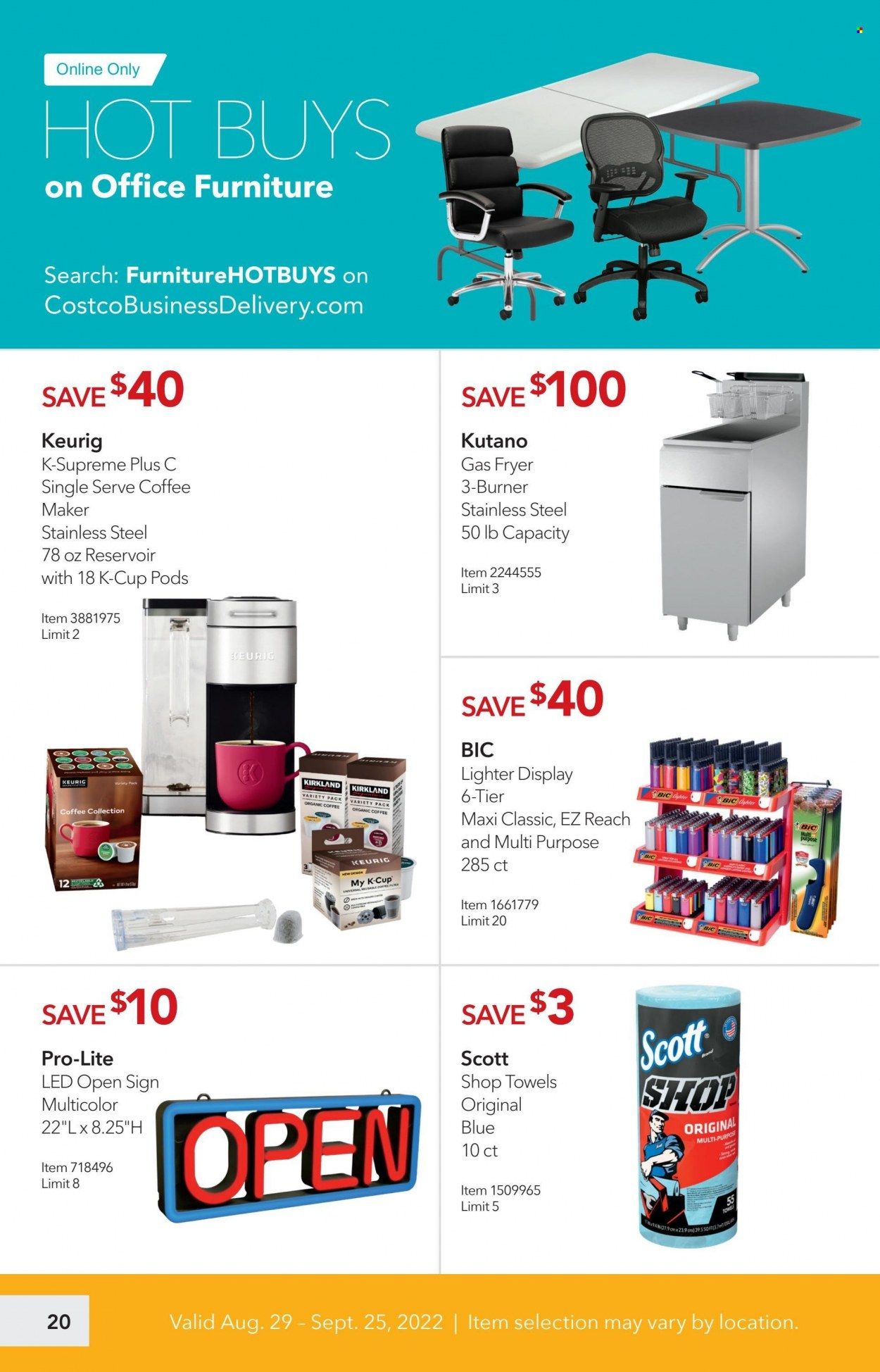 Costco Weekly Ad Flyer Specials August 29 to September 25, 2022
