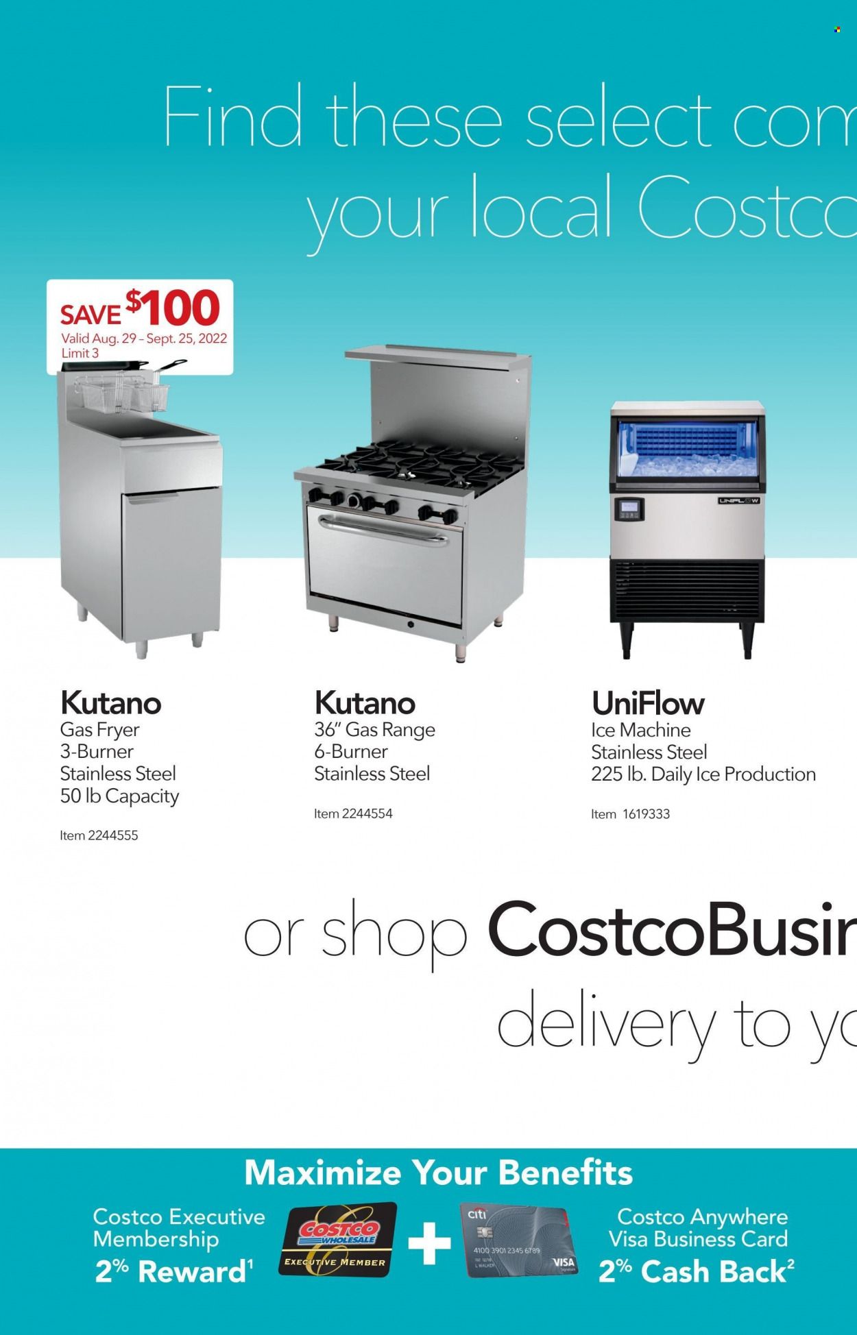 Costco Weekly Ad Flyer Specials August 29 to September 25, 2022