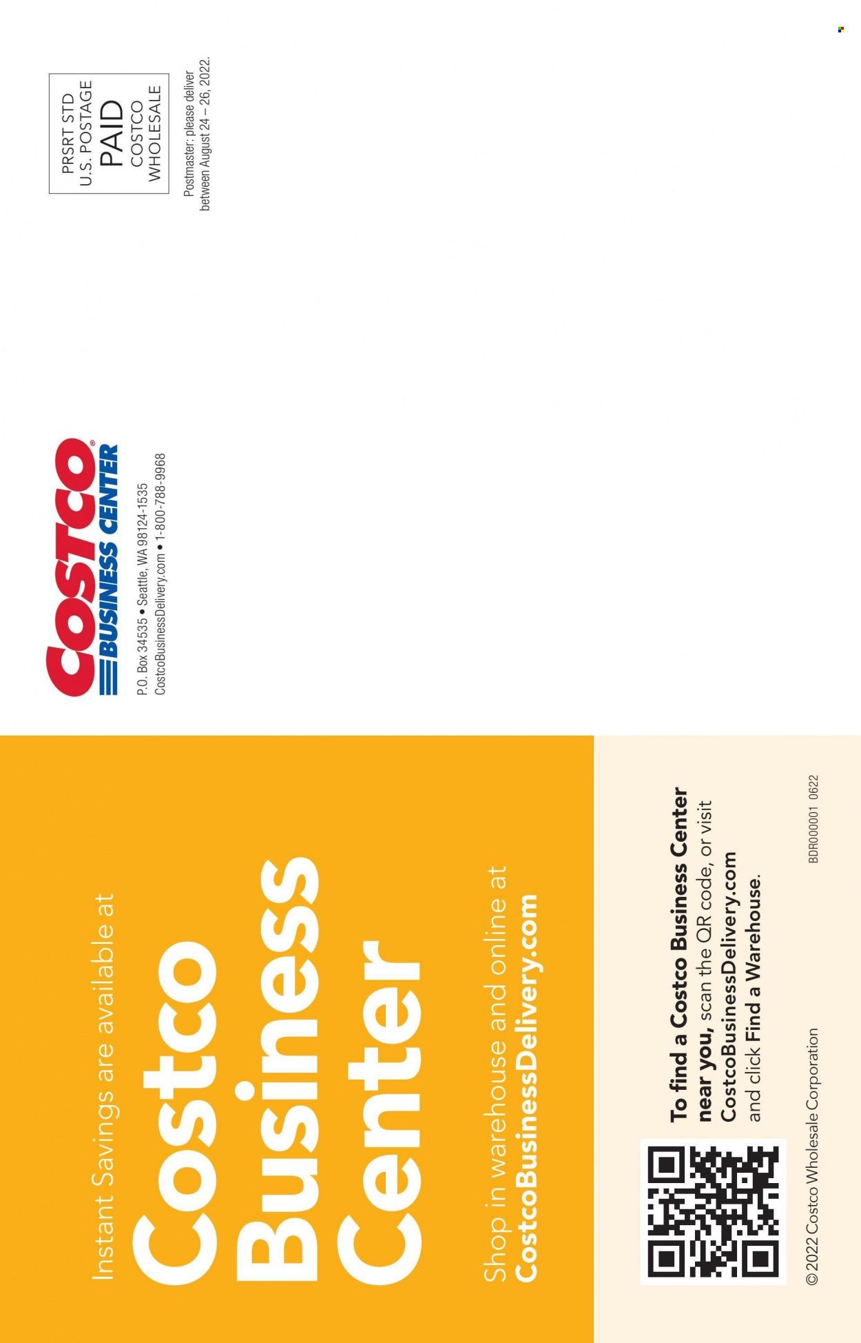 Costco Weekly Ad Flyer Specials August 29 to September 25, 2022