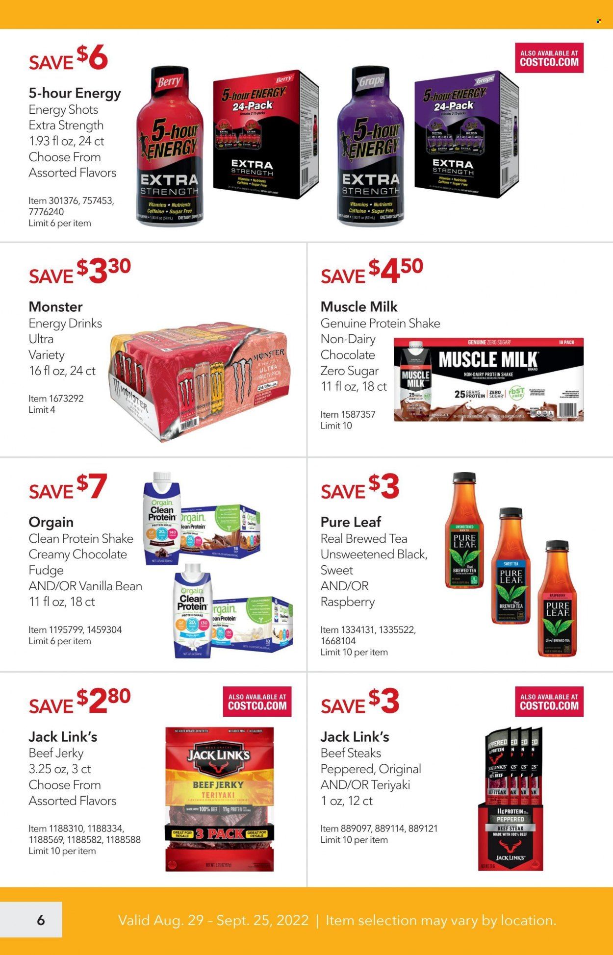 Costco Weekly Ad Flyer Specials August 29 to September 25, 2022