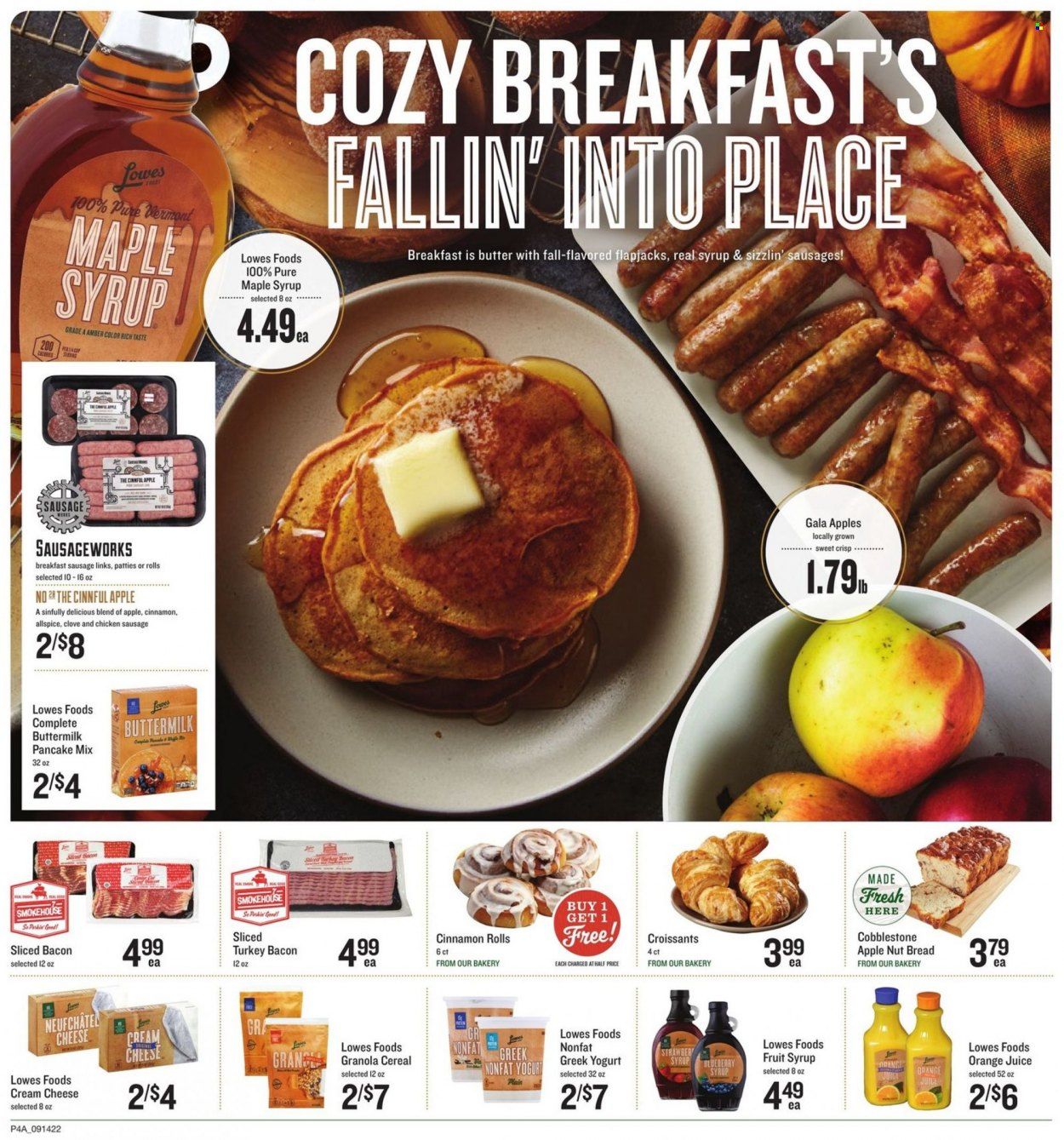 Lowes Foods (NC, SC) Weekly Ad Flyer Specials September 14 to September 20, 2022