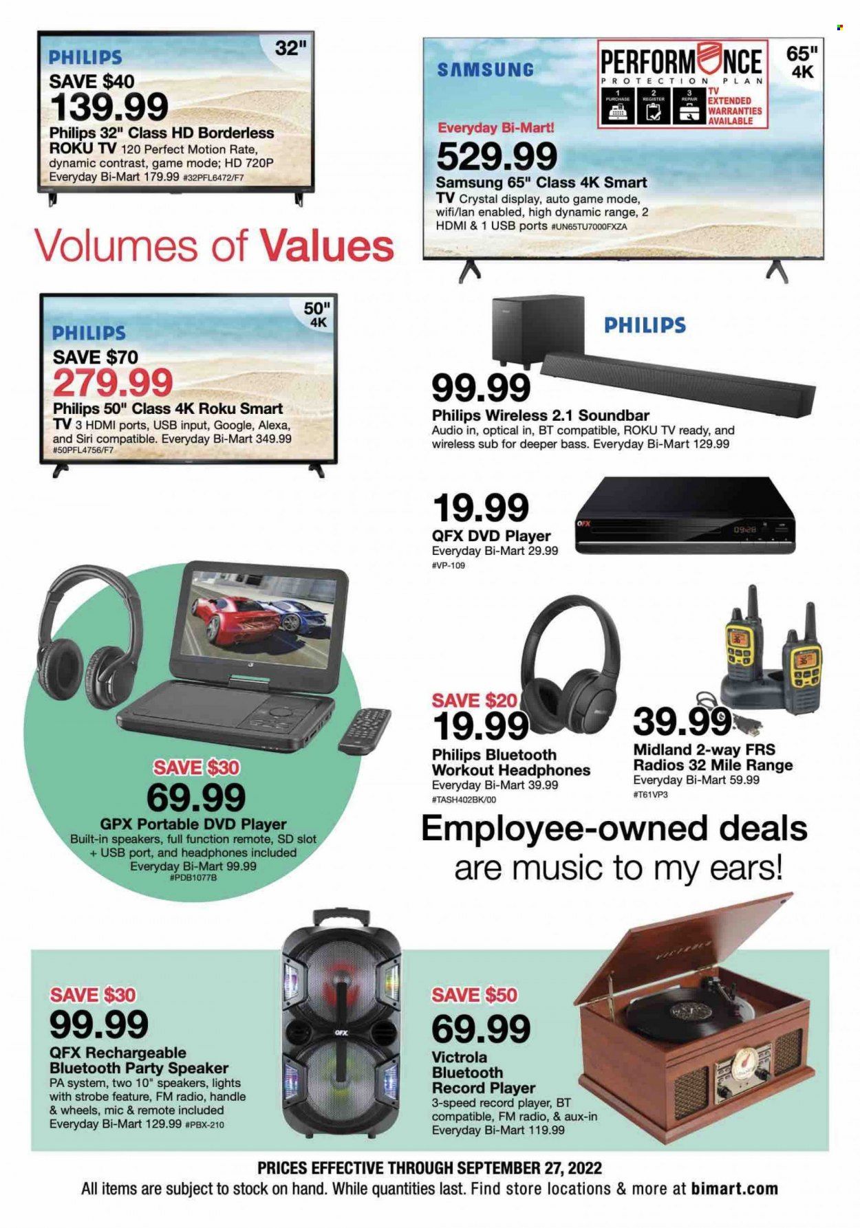 Bi-Mart (ID, OR, WA) Weekly Ad Flyer Specials September 14 to September 27, 2022