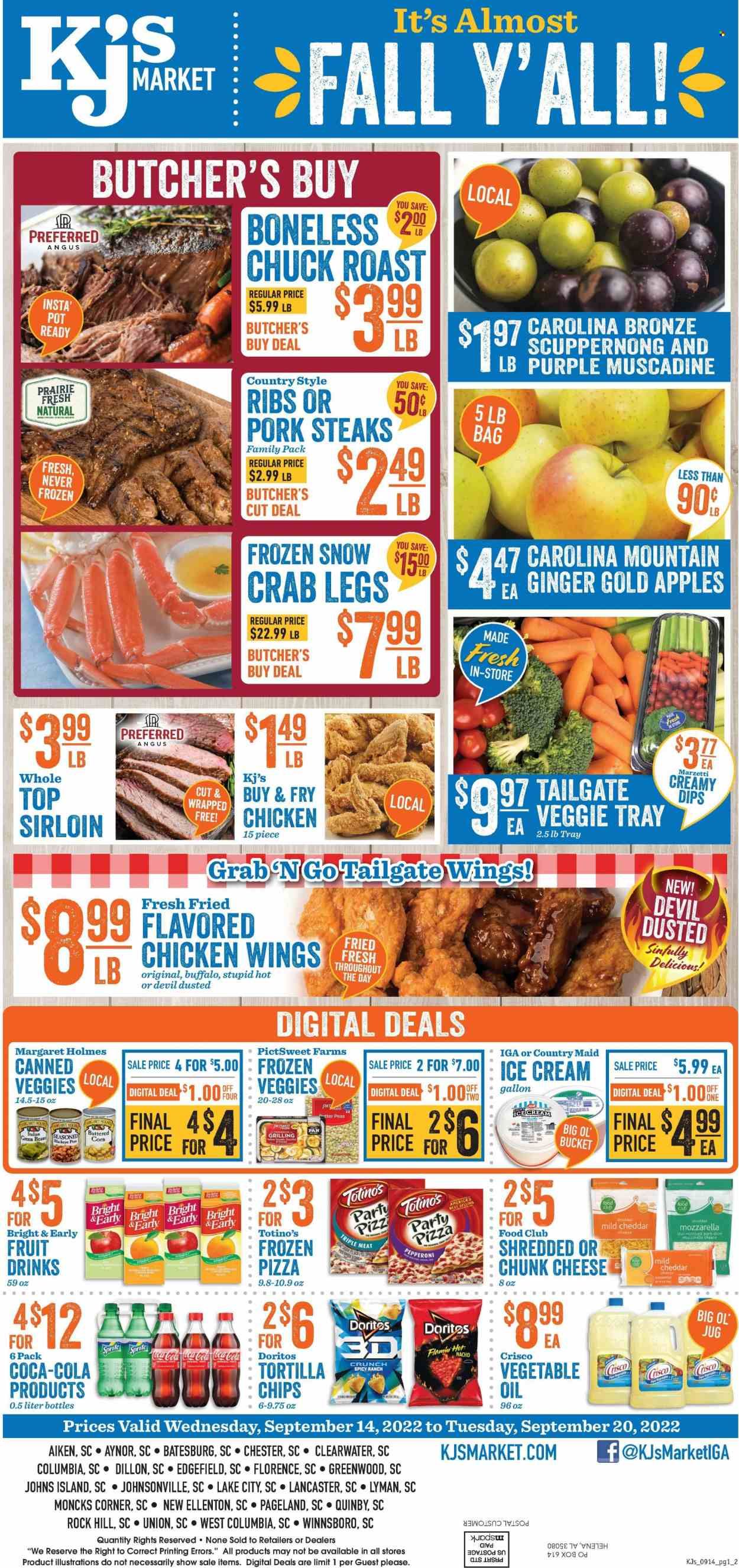 KJ´s Market (GA, SC) Weekly Ad Flyer Specials September 14 to September 20, 2022